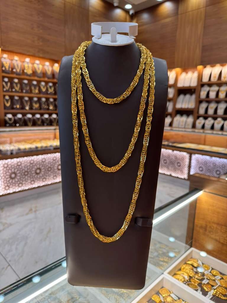 21K Gold Long Necklace - SW30487